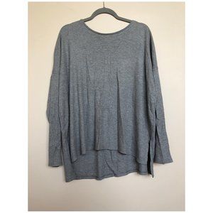 Aerie Real Soft Gray Long Sleeve Top